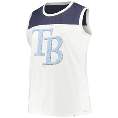 Tampa Bay Rays '47 Women's Plus Size Waist Length Muscle Tank Top - MLB Tanks