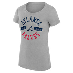 Atlanta Braves G-III 4Her by Carl Banks Women's Super-Slim Fit Lightweight City Graphic T-Shirt - MLB T-shirts