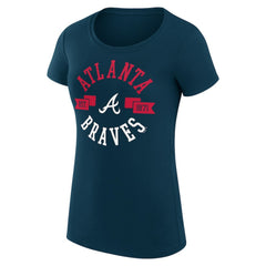Atlanta Braves G-III 4Her by Carl Banks Women's Super-Slim Fit Lightweight City Graphic T-Shirt - MLB T-shirts