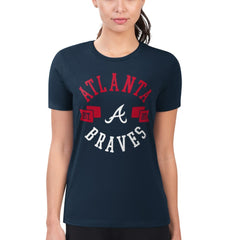 Atlanta Braves G-III 4Her by Carl Banks Women's Super-Slim Fit Lightweight City Graphic T-Shirt - MLB T-shirts