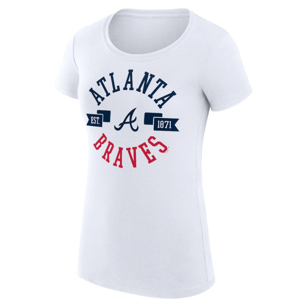 Atlanta Braves G-III 4Her by Carl Banks Women's Super-Slim Fit Lightweight City Graphic T-Shirt - MLB T-shirts