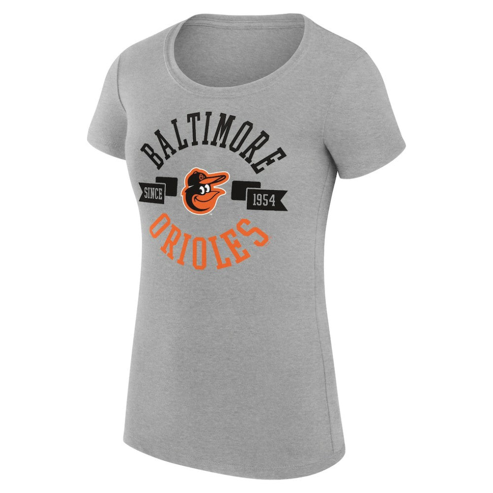 Baltimore Orioles G-III 4Her by Carl Banks Women's Super-Slim Fit Lightweight City Graphic T-Shirt - MLB T-shirts