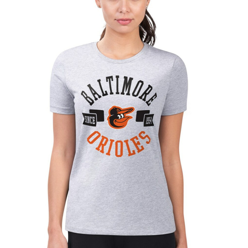 Baltimore Orioles G-III 4Her by Carl Banks Women's Super-Slim Fit Lightweight City Graphic T-Shirt - MLB T-shirts