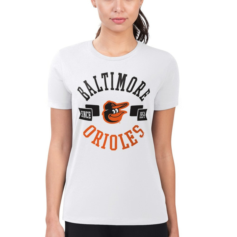 Baltimore Orioles G-III 4Her by Carl Banks Women's Super-Slim Fit Lightweight City Graphic T-Shirt - MLB T-shirts