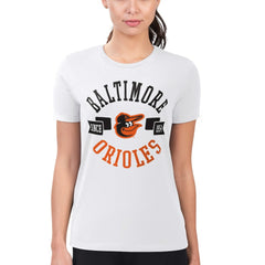 Baltimore Orioles G-III 4Her by Carl Banks Women's Super-Slim Fit Lightweight City Graphic T-Shirt - MLB T-shirts