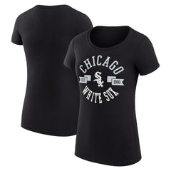 Chicago White Sox G-III 4Her by Carl Banks Women's Super-Slim Fit Lightweight City Graphic T-Shirt - MLB T-shirts