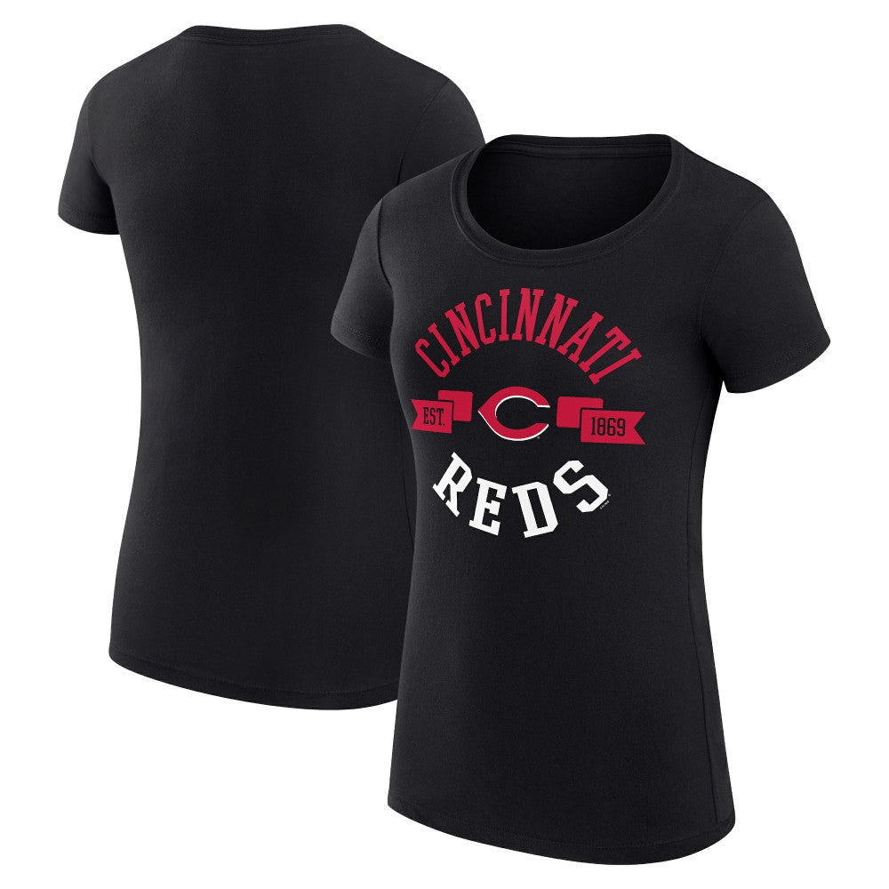 Cincinnati Reds G-III 4Her by Carl Banks Women's Super-Slim Fit Lightweight City Graphic T-Shirt - MLB T-shirts