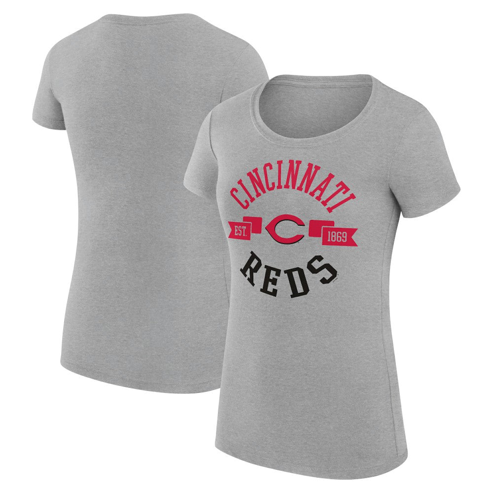 Cincinnati Reds G-III 4Her by Carl Banks Women's Super-Slim Fit Lightweight City Graphic T-Shirt - MLB T-shirts
