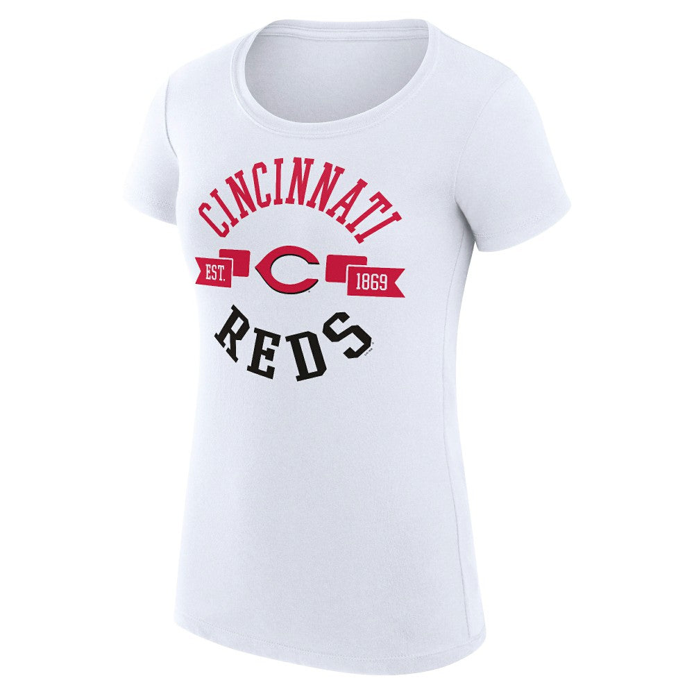 Cincinnati Reds G-III 4Her by Carl Banks Women's Super-Slim Fit Lightweight City Graphic T-Shirt - MLB T-shirts