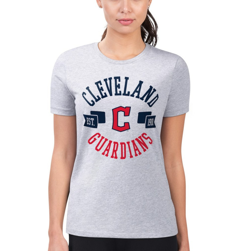 Cleveland Guardians G-III 4Her by Carl Banks Women's Super-Slim Fit Lightweight City Graphic T-Shirt - MLB T-shirts