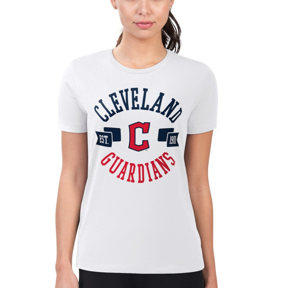 Cleveland Guardians G-III 4Her by Carl Banks Women's Super-Slim Fit Lightweight City Graphic T-Shirt - MLB T-shirts