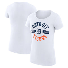 Detroit Tigers G-III 4Her by Carl Banks Women's Super-Slim Fit Lightweight City Graphic T-Shirt - MLB T-shirts