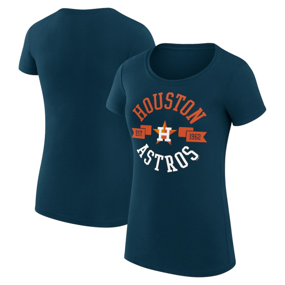 Houston Astros G-III 4Her by Carl Banks Women's Super-Slim Fit Lightweight City Graphic T-Shirt - MLB T-shirts