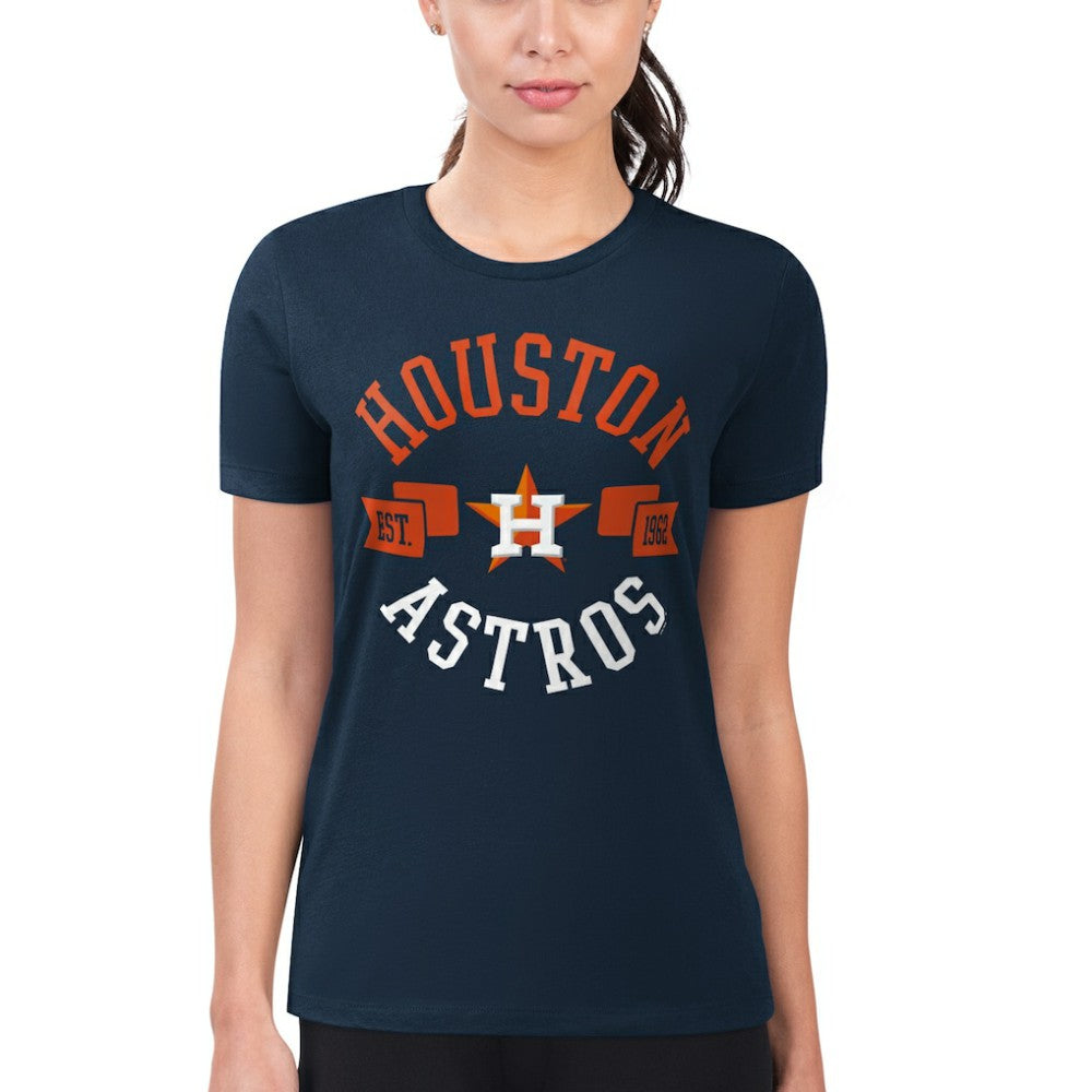 Houston Astros G-III 4Her by Carl Banks Women's Super-Slim Fit Lightweight City Graphic T-Shirt - MLB T-shirts