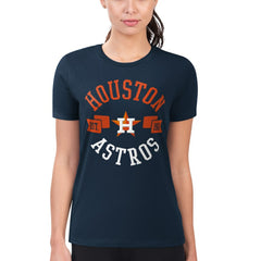 Houston Astros G-III 4Her by Carl Banks Women's Super-Slim Fit Lightweight City Graphic T-Shirt - MLB T-shirts