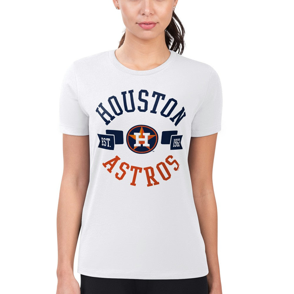 Houston Astros G-III 4Her by Carl Banks Women's Super-Slim Fit Lightweight City Graphic T-Shirt - MLB T-shirts