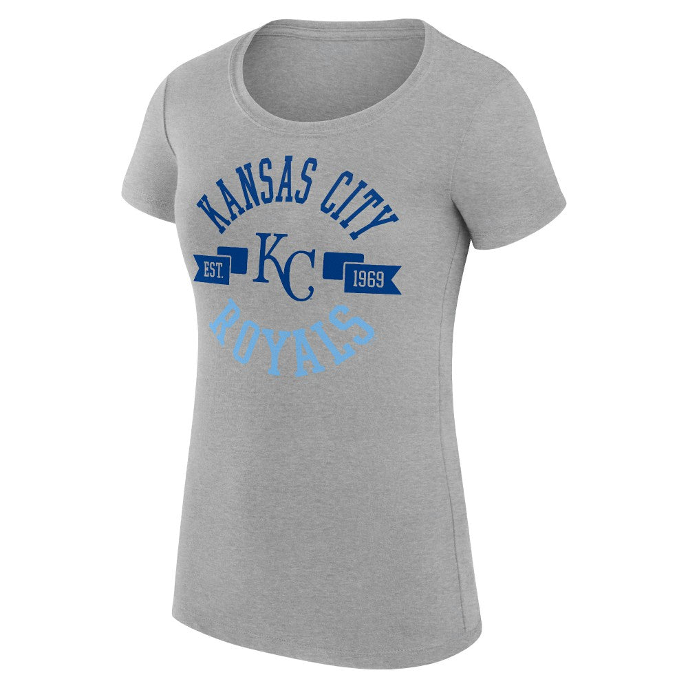 Kansas City Royals G-III 4Her by Carl Banks Women's Super-Slim Fit Lightweight City Graphic T-Shirt - MLB T-shirts