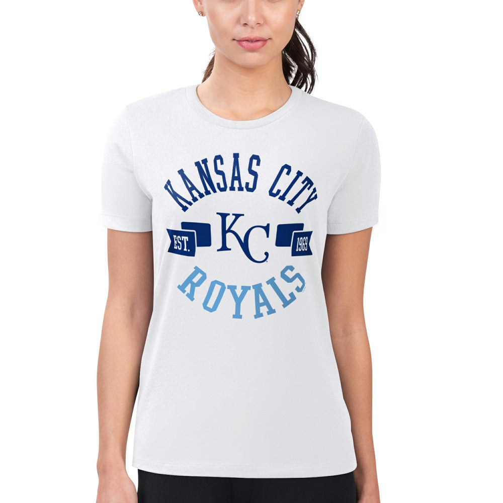 Kansas City Royals G-III 4Her by Carl Banks Women's Super-Slim Fit Lightweight City Graphic T-Shirt - MLB T-shirts