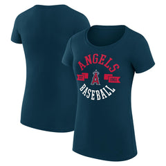 Los Angeles Angels G-III 4Her by Carl Banks Women's Super-Slim Fit Lightweight City Graphic T-Shirt - MLB T-shirts