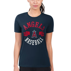 Los Angeles Angels G-III 4Her by Carl Banks Women's Super-Slim Fit Lightweight City Graphic T-Shirt - MLB T-shirts