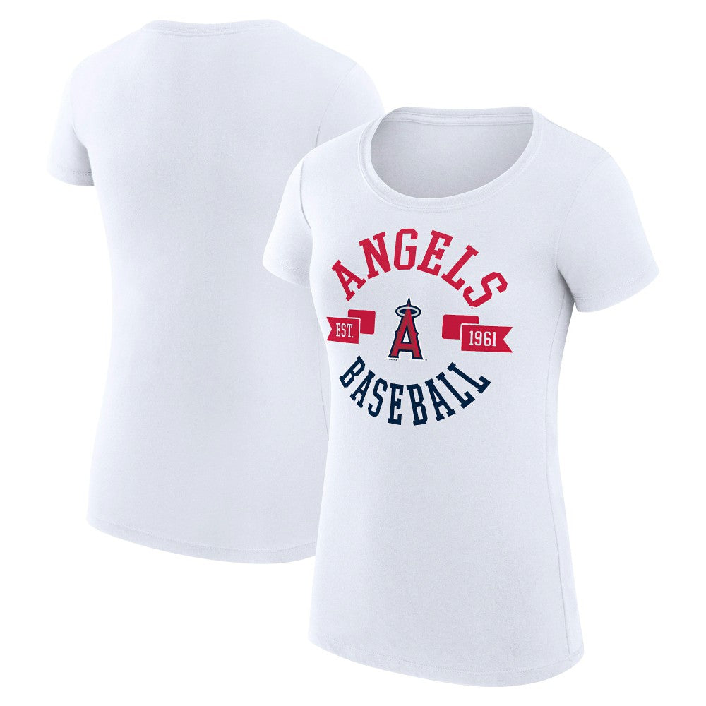 Los Angeles Angels G-III 4Her by Carl Banks Women's Super-Slim Fit Lightweight City Graphic T-Shirt - MLB T-shirts