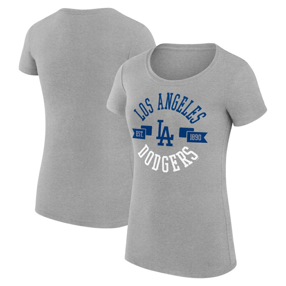 Los Angeles Dodgers G-III 4Her by Carl Banks Women's Super-Slim Fit Lightweight City Graphic T-Shirt - MLB T-shirts