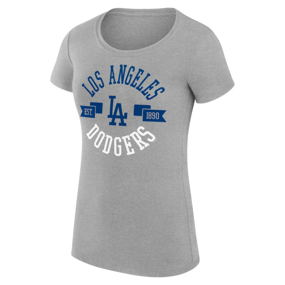Los Angeles Dodgers G-III 4Her by Carl Banks Women's Super-Slim Fit Lightweight City Graphic T-Shirt - MLB T-shirts