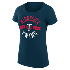 Minnesota Twins G-III 4Her by Carl Banks Women's Super-Slim Fit Lightweight City Graphic T-Shirt - MLB T-shirts