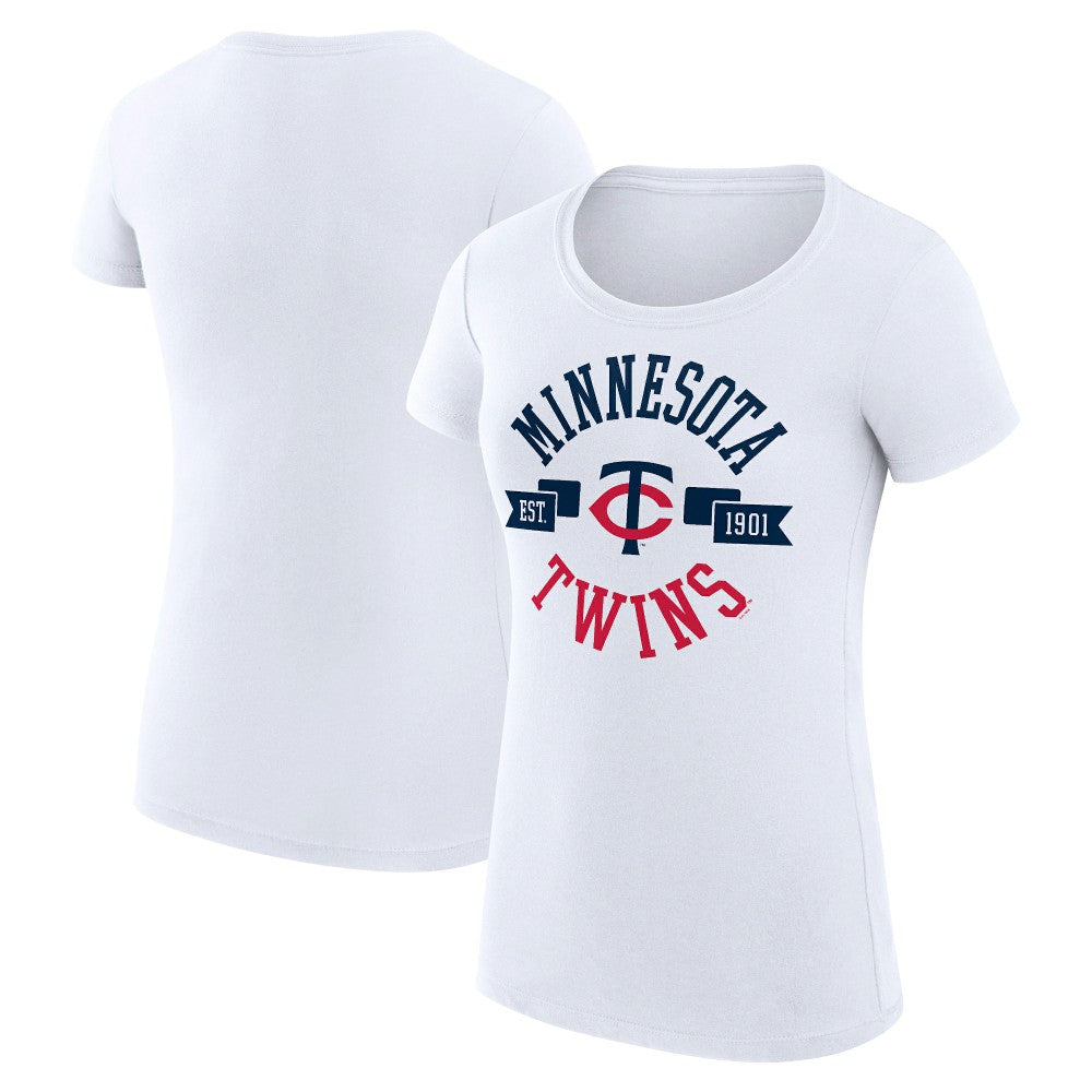 Minnesota Twins G-III 4Her by Carl Banks Women's Super-Slim Fit Lightweight City Graphic T-Shirt - MLB T-shirts