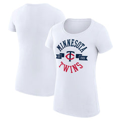 Minnesota Twins G-III 4Her by Carl Banks Women's Super-Slim Fit Lightweight City Graphic T-Shirt - MLB T-shirts