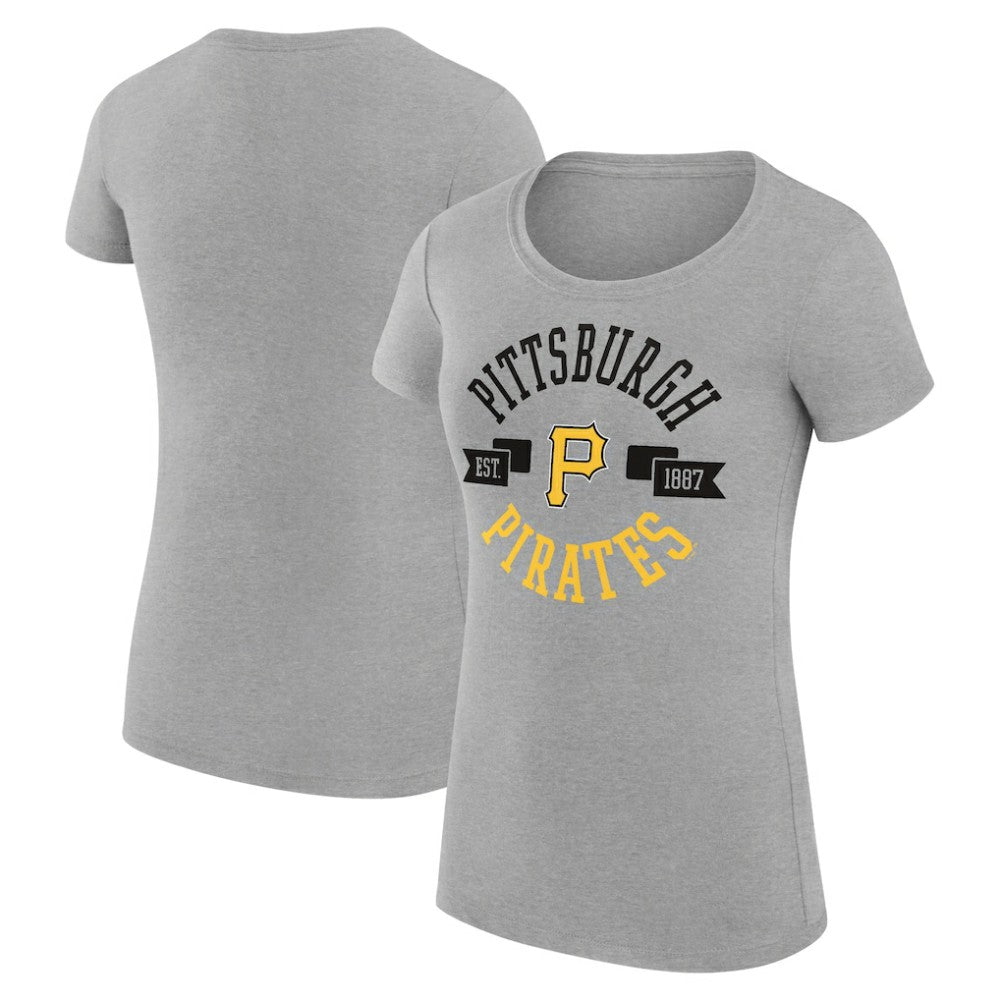 Pittsburgh Pirates G-III 4Her by Carl Banks Women's Super-Slim Fit Lightweight City Graphic T-Shirt - MLB T-shirts