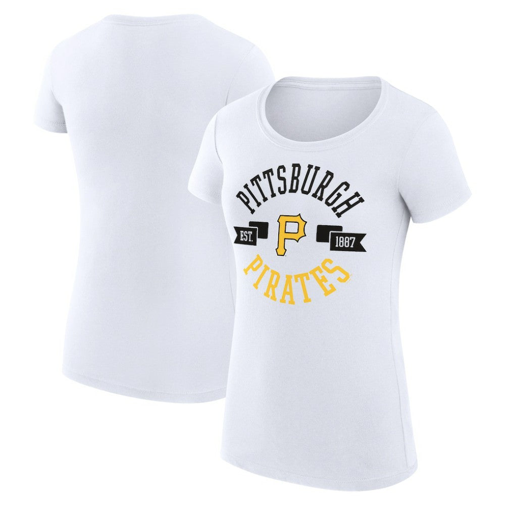 Pittsburgh Pirates G-III 4Her by Carl Banks Women's Super-Slim Fit Lightweight City Graphic T-Shirt - MLB T-shirts
