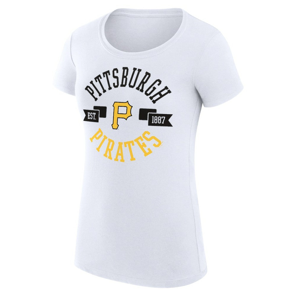 Pittsburgh Pirates G-III 4Her by Carl Banks Women's Super-Slim Fit Lightweight City Graphic T-Shirt - MLB T-shirts