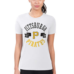 Pittsburgh Pirates G-III 4Her by Carl Banks Women's Super-Slim Fit Lightweight City Graphic T-Shirt - MLB T-shirts