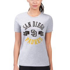 San Diego Padres G-III 4Her by Carl Banks Women's Super-Slim Fit Lightweight City Graphic T-Shirt - MLB T-shirts