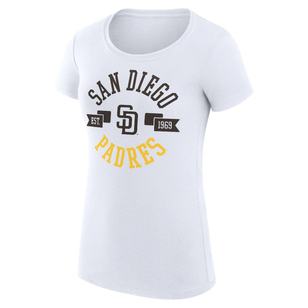 San Diego Padres G-III 4Her by Carl Banks Women's Super-Slim Fit Lightweight City Graphic T-Shirt - MLB T-shirts