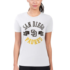 San Diego Padres G-III 4Her by Carl Banks Women's Super-Slim Fit Lightweight City Graphic T-Shirt - MLB T-shirts