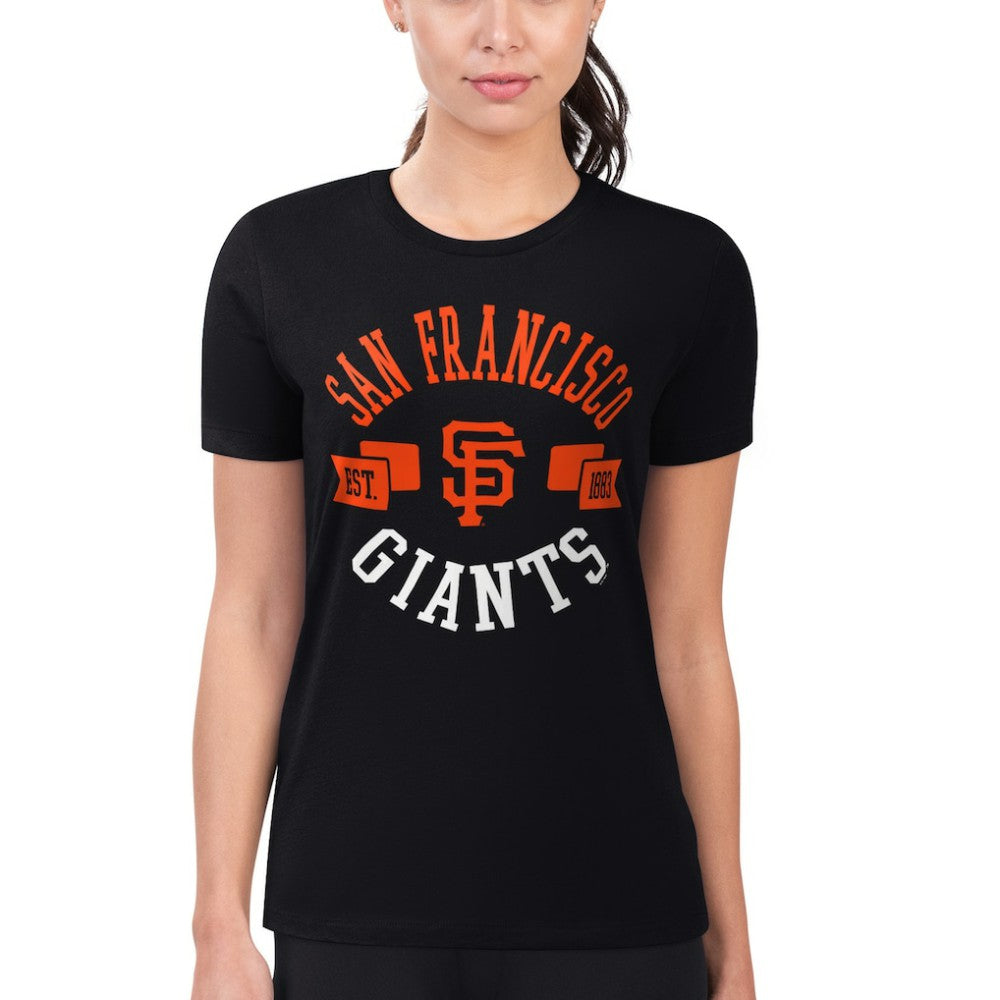 San Francisco Giants G-III 4Her by Carl Banks Women's Super-Slim Fit Lightweight City Graphic T-Shirt - MLB T-shirts