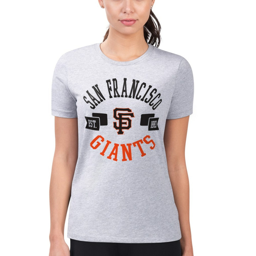 San Francisco Giants G-III 4Her by Carl Banks Women's Super-Slim Fit Lightweight City Graphic T-Shirt - MLB T-shirts