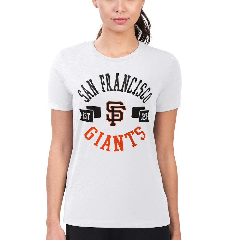San Francisco Giants G-III 4Her by Carl Banks Women's Super-Slim Fit Lightweight City Graphic T-Shirt - MLB T-shirts