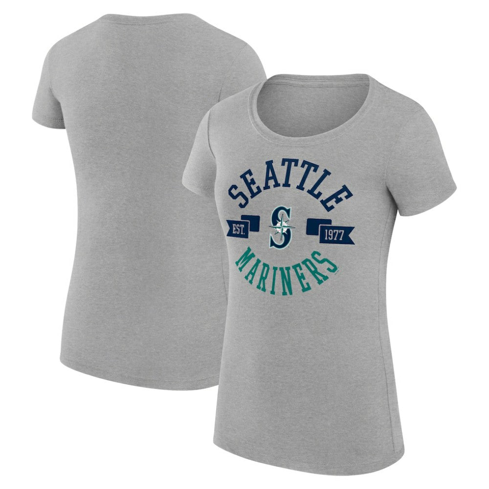 Seattle Mariners G-III 4Her by Carl Banks Women's Super-Slim Fit Lightweight City Graphic T-Shirt - MLB T-shirts