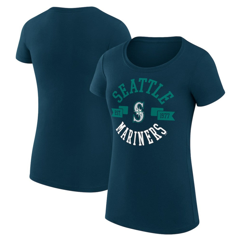 Seattle Mariners G-III 4Her by Carl Banks Women's Super-Slim Fit Lightweight City Graphic T-Shirt - MLB T-shirts