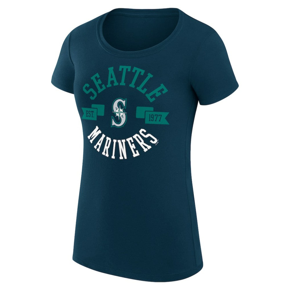 Seattle Mariners G-III 4Her by Carl Banks Women's Super-Slim Fit Lightweight City Graphic T-Shirt - MLB T-shirts