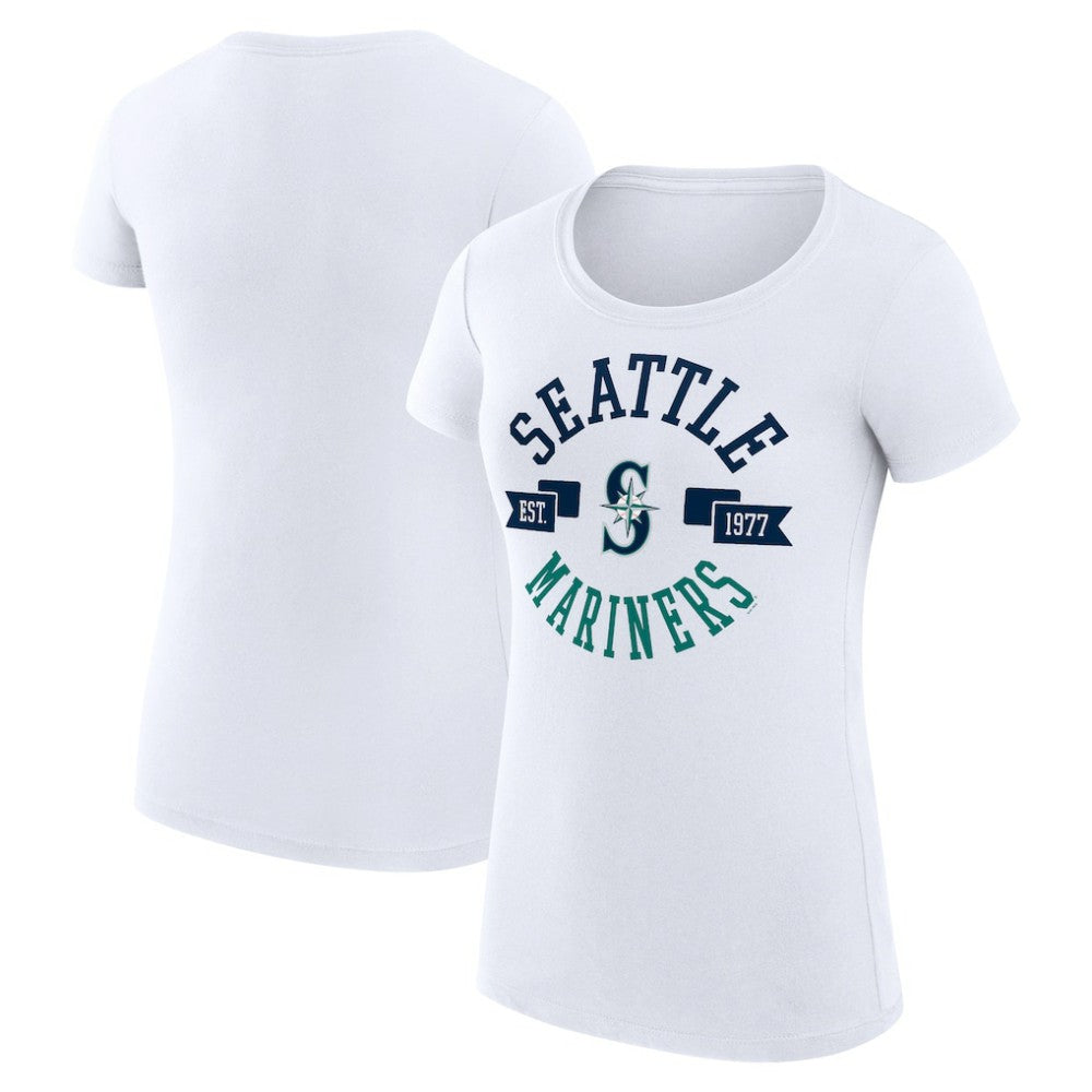 Seattle Mariners G-III 4Her by Carl Banks Women's Super-Slim Fit Lightweight City Graphic T-Shirt - MLB T-shirts