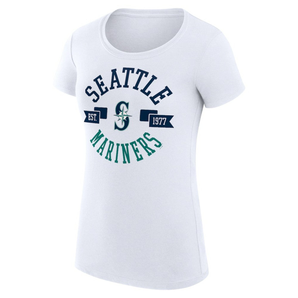 Seattle Mariners G-III 4Her by Carl Banks Women's Super-Slim Fit Lightweight City Graphic T-Shirt - MLB T-shirts