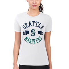 Seattle Mariners G-III 4Her by Carl Banks Women's Super-Slim Fit Lightweight City Graphic T-Shirt - MLB T-shirts