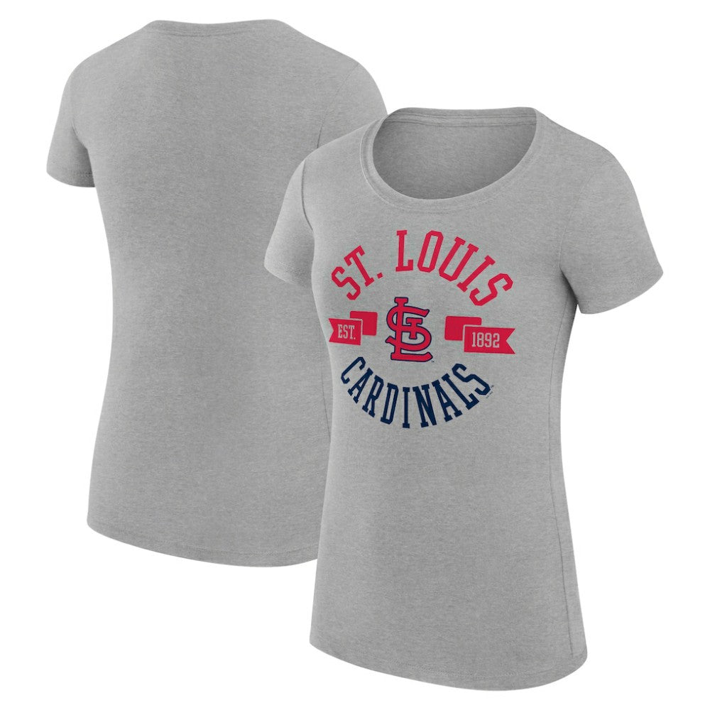 St. Louis Cardinals G-III 4Her by Carl Banks Women's Super-Slim Fit Lightweight City Graphic T-Shirt - MLB T-shirts