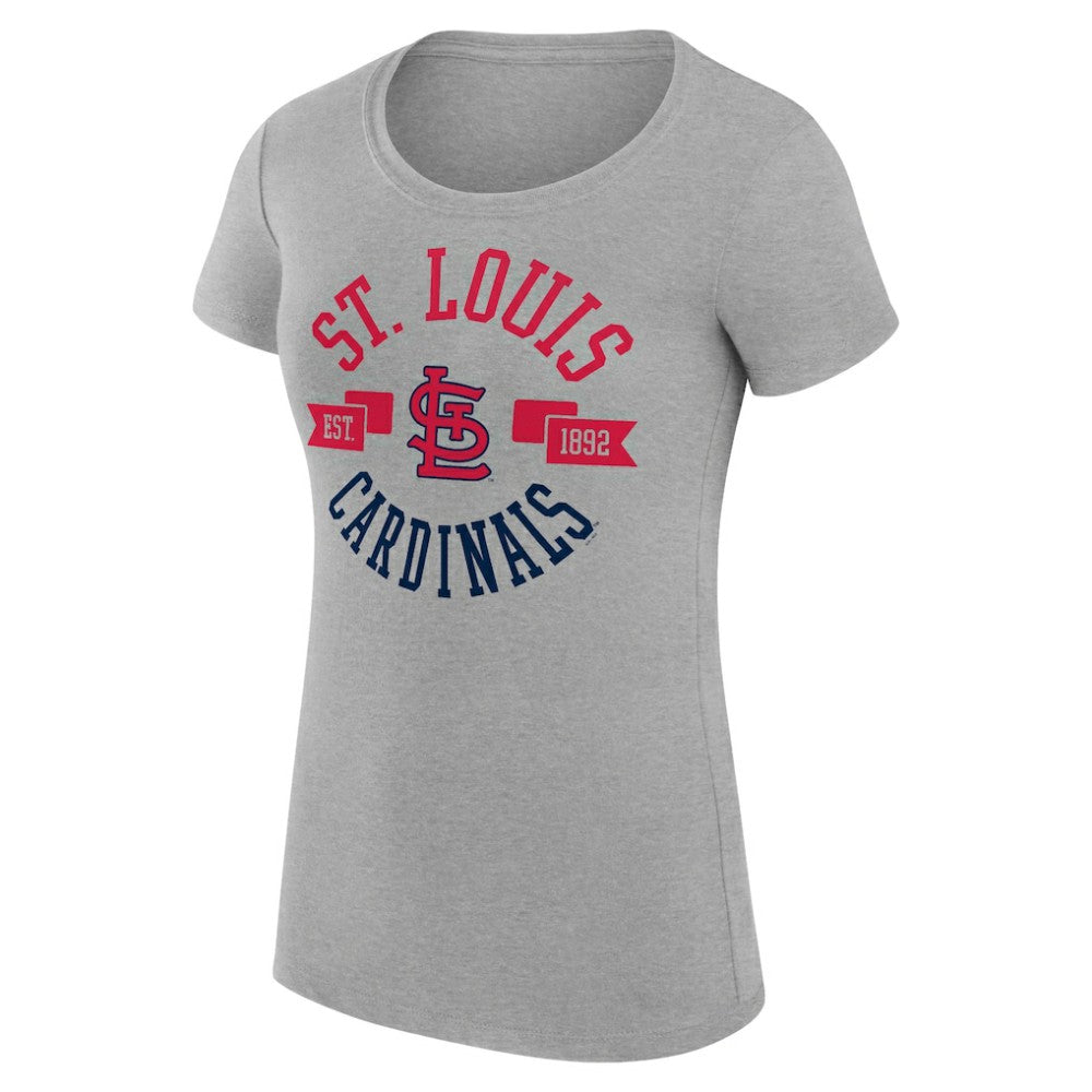 St. Louis Cardinals G-III 4Her by Carl Banks Women's Super-Slim Fit Lightweight City Graphic T-Shirt - MLB T-shirts