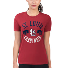 St. Louis Cardinals G-III 4Her by Carl Banks Women's Super-Slim Fit Lightweight City Graphic T-Shirt - MLB T-shirts