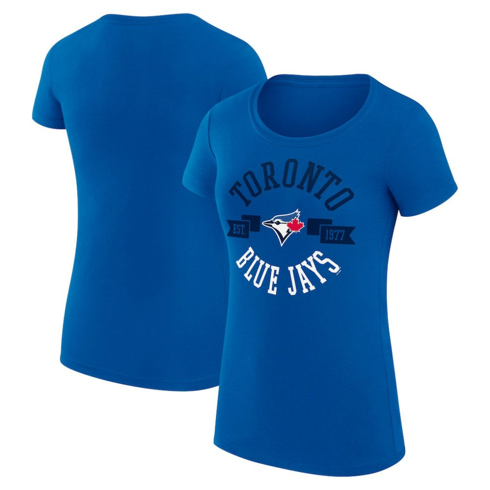 Toronto Blue Jays G-III 4Her by Carl Banks Women's Super-Slim Fit Lightweight City Graphic T-Shirt - MLB T-shirts